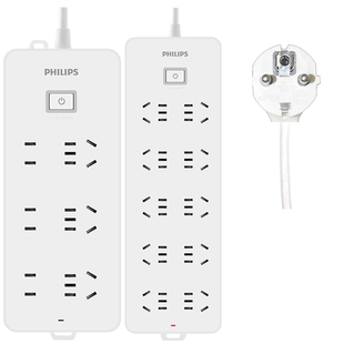 飞利浦欧标插排插座转换器德标插线板韩国转换插头排插泰国法国