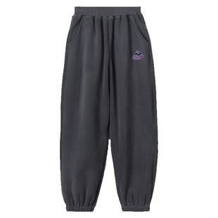 咕噜日记童装儿童裤子加厚卫裤2025冬新款男女童休闲裤百搭束脚裤