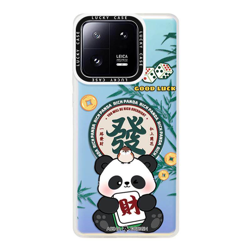 雀神胖达适用小米14-13磁吸壳