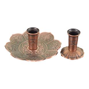 艾条底座固定架接灰盘艾草蚊香棒底座艾灸架烧艾柱艾草条专用底座