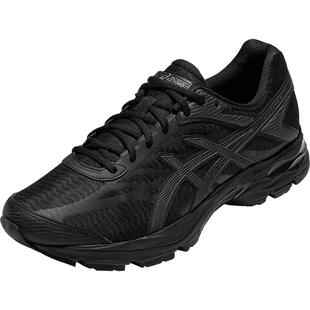 ASICS亚瑟士跑鞋男GEL-FLUX 4缓震回弹黑色透气运动鞋1011A614