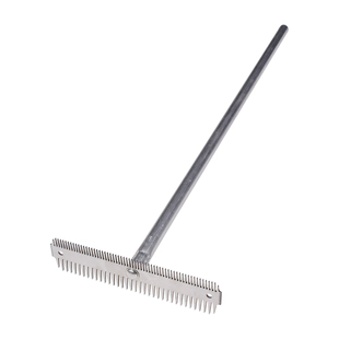 牛梳毛器不锈钢牛止痒耙长柄牛羊刮毛神器马去毛梳牛毛刷子钉耙梳