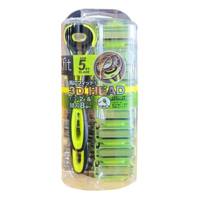 手动剃须敏感肌用五层刀刃