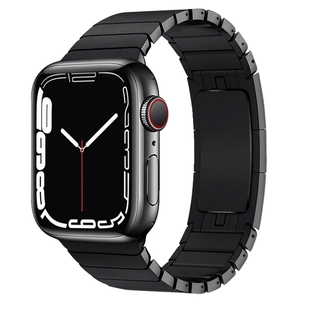 适用苹果手表iwatchs10纯钛金属表带男夏Ultra1/2新款保时捷智能手表表带applewatchS9/8/7小众高级感腕带女