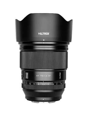 唯卓仕75mmF1.2PRO定焦人像镜头