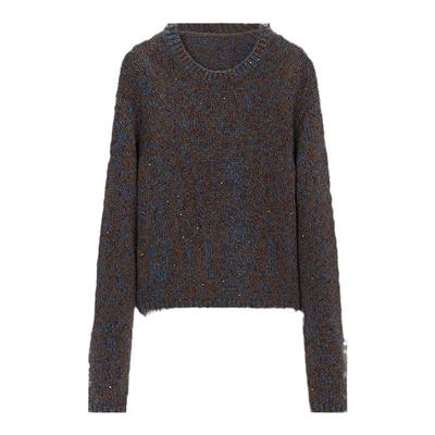 TKYSHOP圆领套头毛针织衫