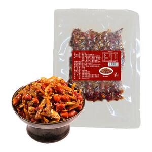 游小渔100克即食香辣小鱼花生