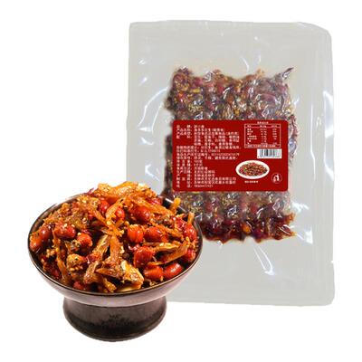 游小渔100克即食香辣小鱼花生