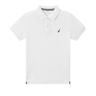 【儿童基本款】NAUTICA/诺帝卡童装 男童POLO衫夏季短袖T恤抑菌