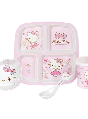 HelloKitty儿童餐具饭碗宝宝餐盘