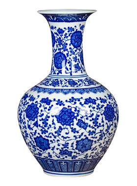 仿古插花陶瓷器景德镇中式