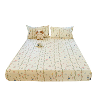 A类母婴级床笠老粗布纯棉全棉2025年新款床罩席梦思套罩全包床垫