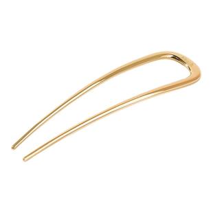 LATATA金属U型发簪后脑勺盘发神器简经典百搭高级感大号弧形簪子