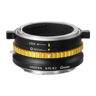 日本Shoten尼康F卡口镜头转接尼康Z卡口微单手动对焦转接环适用于RED Komodo-X科莫多X 迅猛龙XE电影机