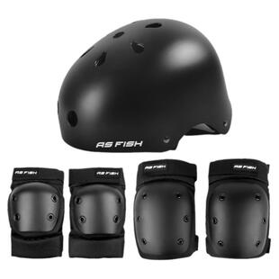 滑板护具儿童溜冰男童轮滑全套保护装备成人专业头盔防护护膝套装