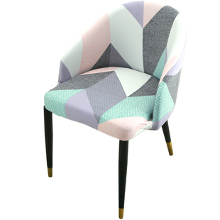 矮靠背弧形椅子套罩万能通用2025保护坐垫异形洽谈扶手皮凳餐桌座