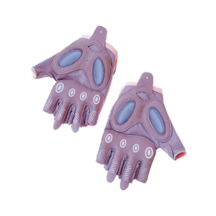 健身手套女款骑行运动半指减震防起茧壶铃瑜伽训练薄款透气防滑