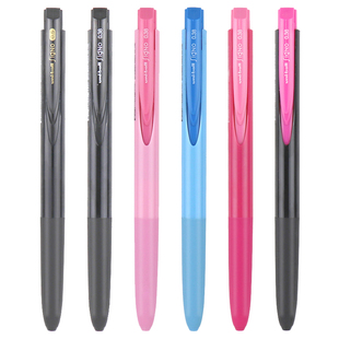 日本UNI三菱中性笔umn-155-38 彩色水笔0.38/0.5MM按动式签字笔办公学生用可换笔芯红蓝黑色k6笔芯