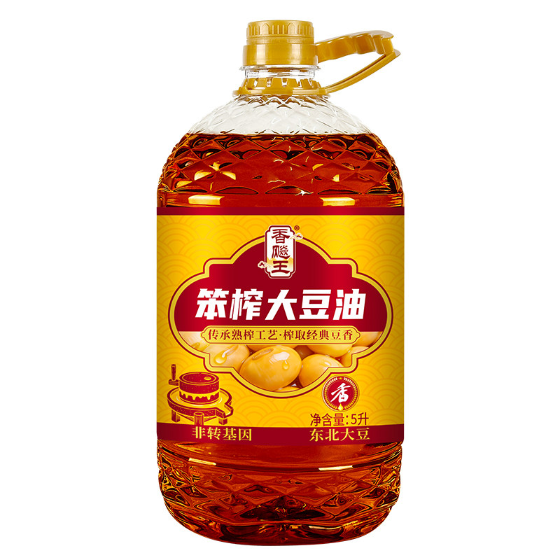 笨榨大豆油5L非转基因食用油