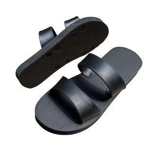 泰国拖鞋二字套脚简约拖鞋男士沙滩静音越南超轻便橡胶泡沫底外穿