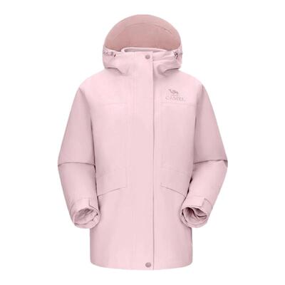 【骆驼岩野】Camel户外冲锋衣女款三合一防风防水徒步登山服新款