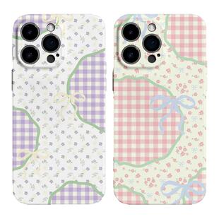 【青春暗流】碎花蝴蝶结适用iPhone17/16promax手机壳华为P70苹果13红米k60情侣vivoX100软opporeno12畅享70