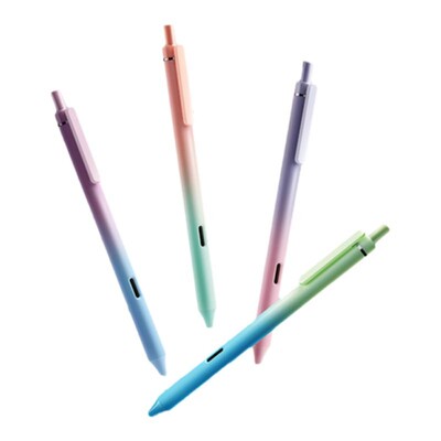 点石极光静音按动中性笔高颜值时空舱速干刷题黑笔学生书写考试笔