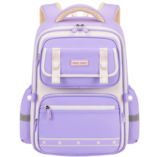 COOLBABY新款女童女孩书包女生小学生减负儿童大容量一二年级男生