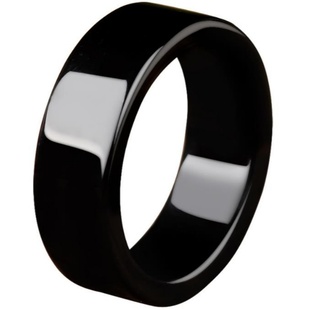 正品天然A货翡翠墨玉戒指男女情侣对戒玉石指环手饰四会玉器珠宝