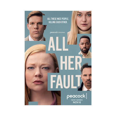 都是她的错电影海报AllHerFault背景墙贴装饰画拍照道具客厅挂画