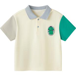 【森呼吸】博睿恩学院风宝宝幼儿园班服POLO衫短袖T恤2025夏新款
