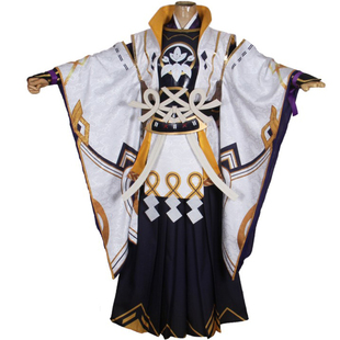 小五飘飘阴阳师SSR鬼切皮肤白槿霜风cos服复刻征集