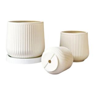 加硬聚宝室内大花盆加厚仿古罗马盆栽树脂阳台大口径绿植花盆底部