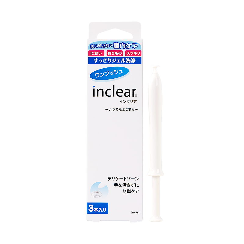 【自营】inclear进口女性私处清洁抑菌护理乳酸凝胶 3支装保湿