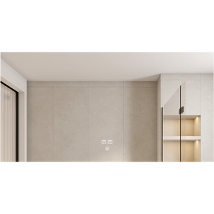 伯仑 直角智能浴室镜卫生间镜子带灯通顶洗手间LED除雾镜壁挂化妆