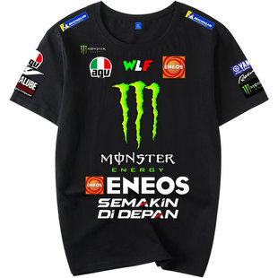 motogp纯棉短袖t恤男厂队罗西机车训练摩托赛车队服百搭tshirt