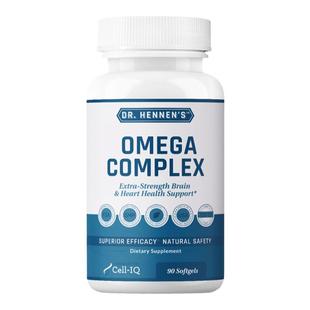 美国Cell-IQ汉拿博士omega3欧米茄6深海鱼油软胶囊高EPA中老年DHA