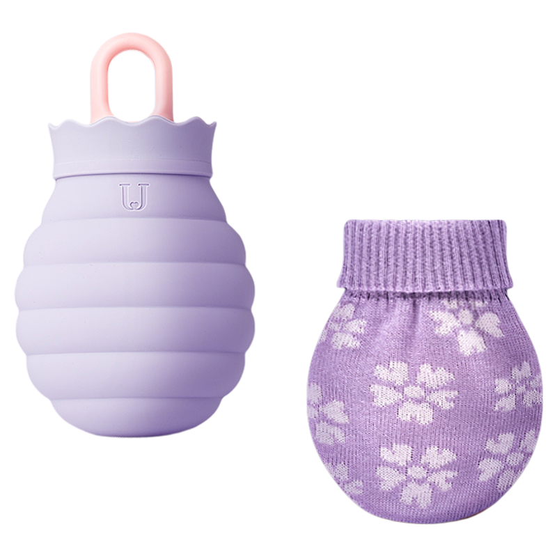 MINISO名创优品硅胶热水袋暖水袋注水暖宝宝暖手宝热敷暖手袋专用