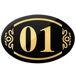 亚克力高级感数字贴号码牌餐厅餐桌桌号饭店包厢门牌号包间门号网吧桌面桌牌号设备标识编号贴纸定做商用家用