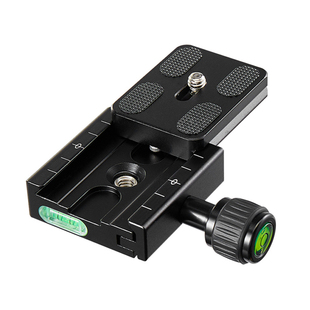 快装板夹座通用云台三脚架单反相机快拆板底座三脚架固定转换夹座