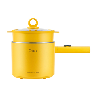 美的MC-XZE1604电煮锅家用电火锅多功能锅学生宿舍小型蒸煮面锅