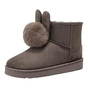 回力雪地靴女款冬季2025新款爆款洋气雪地棉鞋女鞋加绒加厚棉靴女