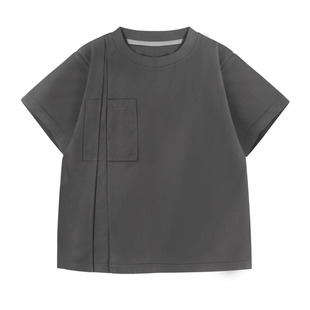 miniFad原创设计童装男童超好看短袖t恤痞帅风纯棉圆领夏装男孩潮