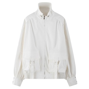 十一石 夏日醉爱!宽松冲锋衣工装外套夹克女低腰短裙休闲运动套装