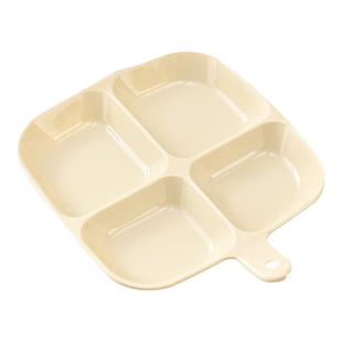 新款多用途分格配菜盘厨房收纳备菜盘家用火锅多功能四格餐盘托盘