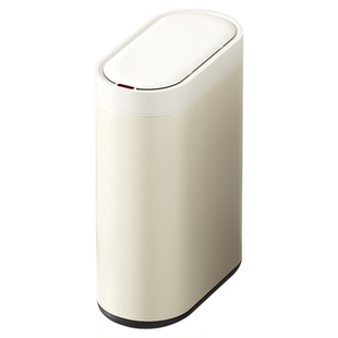 感应垃圾桶家用智能型新款带盖不锈钢卫生间轻奢不脏手自动纸篓