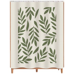 小清新门帘隔断帘柜子帘衣柜帘子遮挡布帘定制魔术贴轨道装饰帘