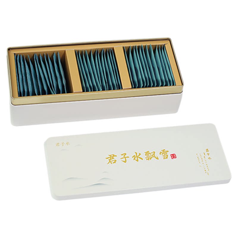 君子水飘雪四川浓香特级茉莉花茶