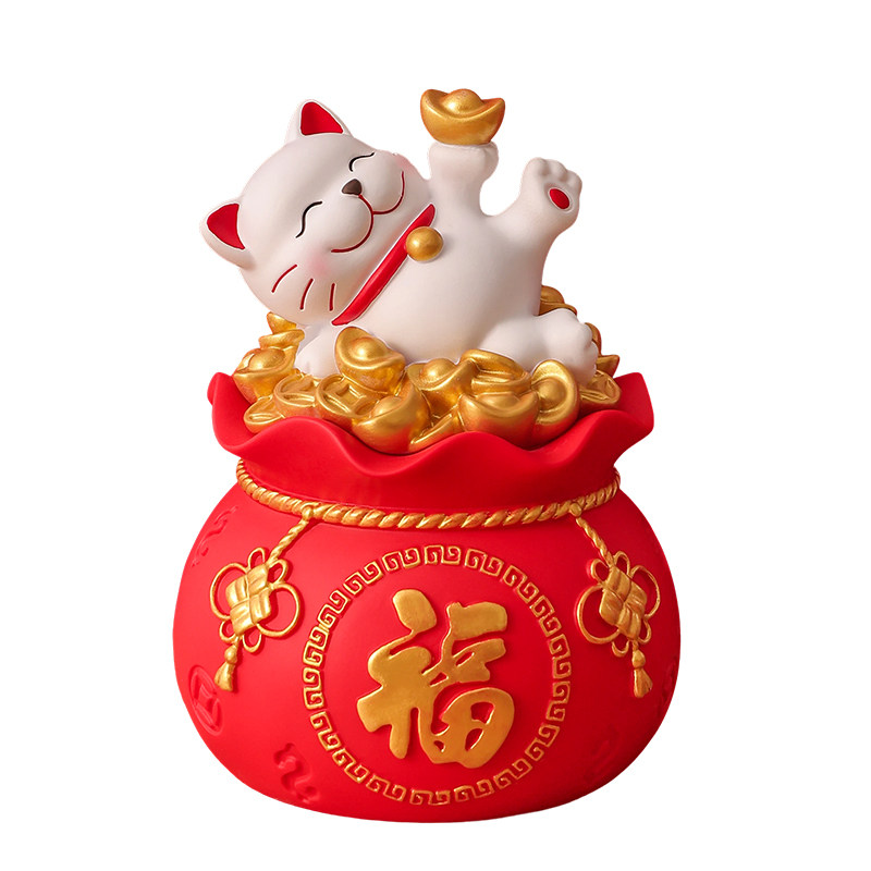 高颜值招财猫摆件存钱罐2026新款