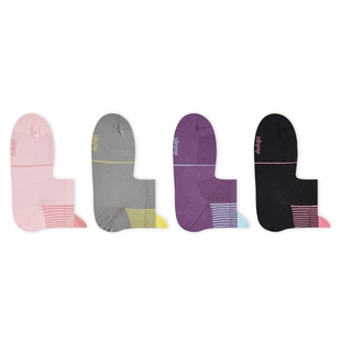 上森防磨运动袜短袜夏季薄款袜子女纯色透气短筒袜紫色袜子senpop